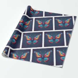 Papel de envolvimiento de mariposas Serene