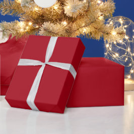 Papel de envolvimiento de mate rojo para navidades
