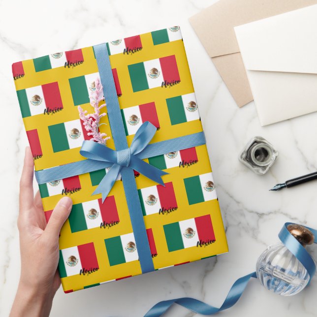 Papel de envolvimiento de México, patriota de band (Regalar)