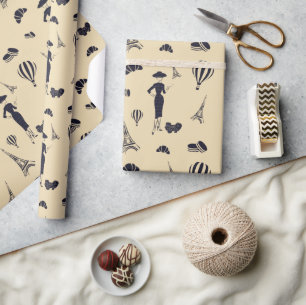 Papel de envolvimiento de moda clásico de 50"