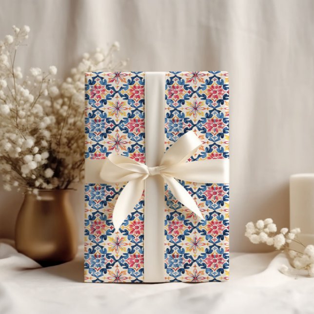 Papel de envolvimiento de mosaico griego mediterrá (Subido por el creador)