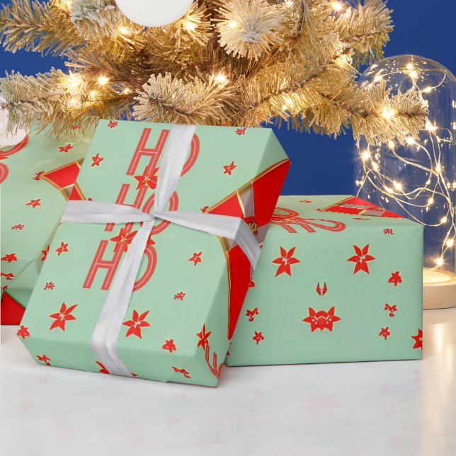 Papel de envolvimiento de Navidad de personalizado (Vacaciones)