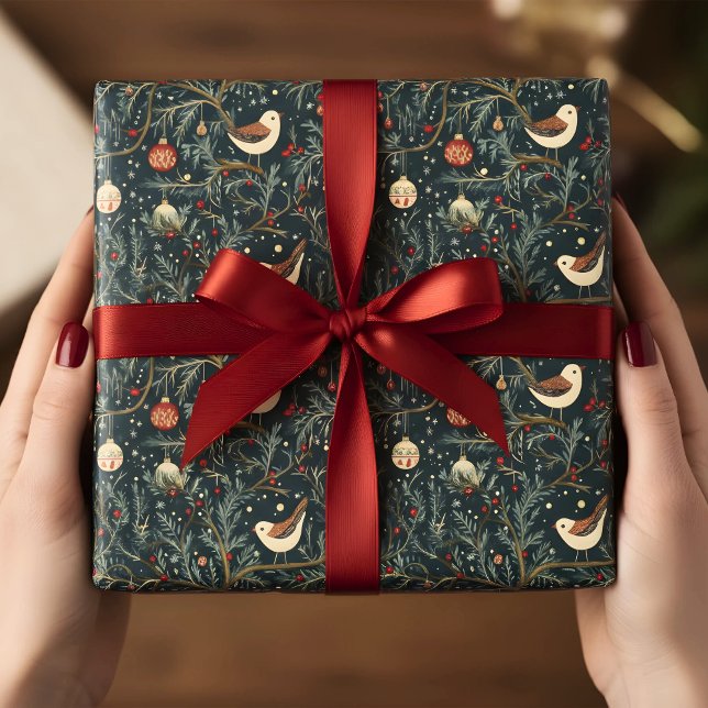 Papel de envolvimiento de Navidad vintage (Subido por el creador)