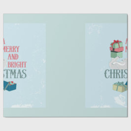 Papel de envolvimiento de Navidad vintage