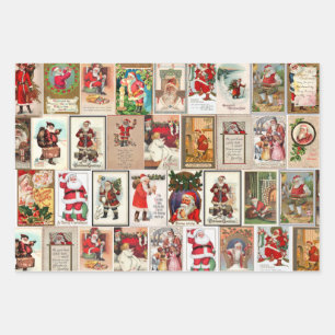 Papel de envolvimiento de Navidades de Santa