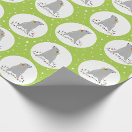 Papel de envolvimiento de Navidades de sellos cutá