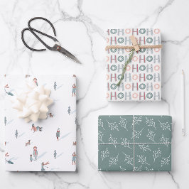 Papel de envolvimiento de Navidades ecológicos