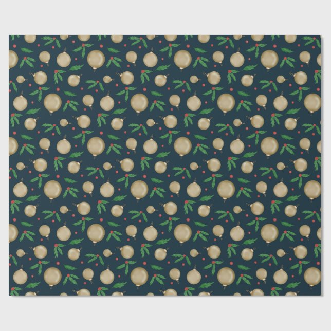 Papel de envolvimiento de Navidades festivos (Superficie plana)