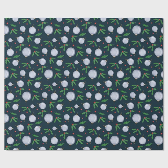 Papel de envolvimiento de Navidades festivos (Superficie plana)