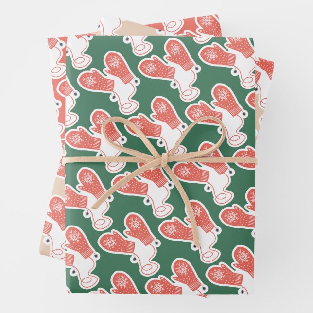 Papel de envolvimiento de Navidades festivos (In situ)