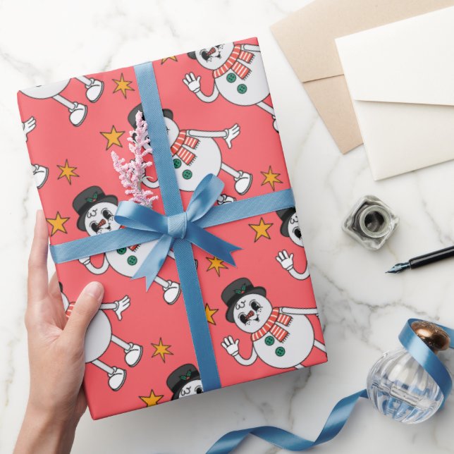 Papel de envolvimiento de Navidades Groovy (Regalar)