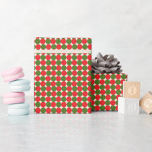 Papel de envolvimiento de Navidades rojos con punt