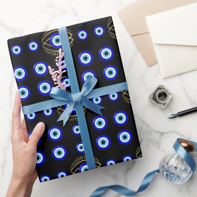 Papel de envolvimiento de ojos malvados (Regalar)