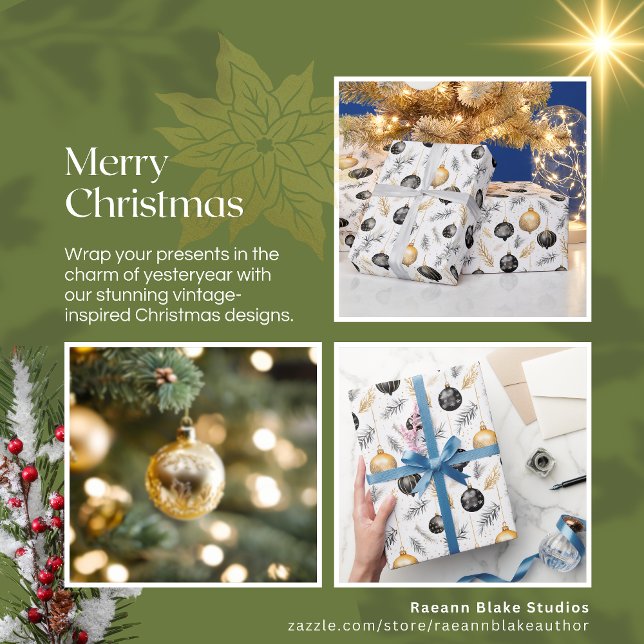 Papel de envolvimiento de ornamentos de Navidad ne (Subido por el creador)