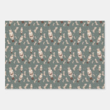 Papel de envolvimiento de oro para petcracker de n