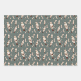 Papel de envolvimiento de oro para petcracker de n