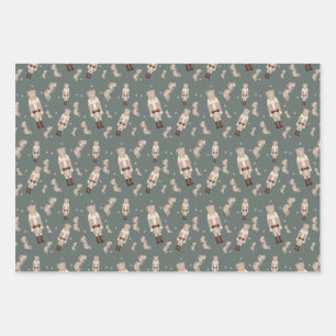 Papel de envolvimiento de oro para petcracker de n