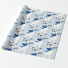 Papel de envolvimiento de oso polar de Rockin
