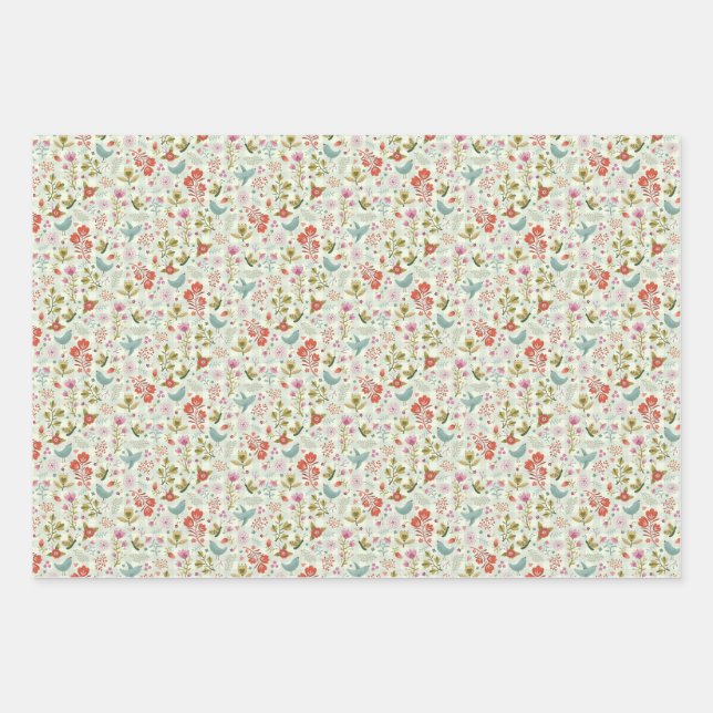 papel de envolvimiento de pájaros volantes de boni (Anverso 3)