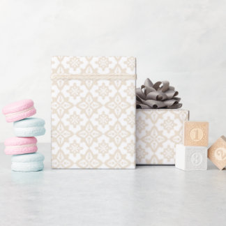 Papel de envolvimiento de papel con patrones geomé