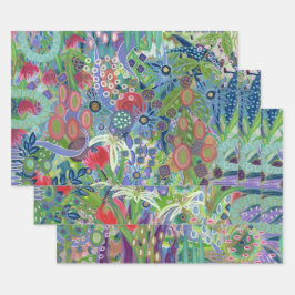 Papel de envolvimiento de papel de hoja plana de 3