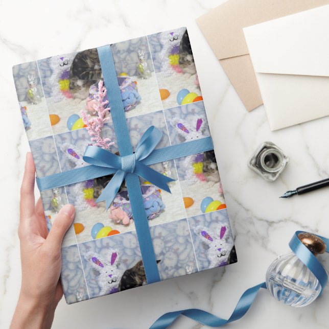 Papel de envolvimiento de Pascua de Bandit - Gato  (Regalar)