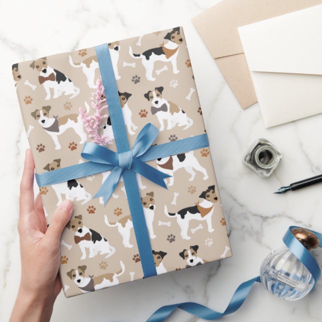 Papel de envolvimiento de patas y huesos de Jack R (Regalar)