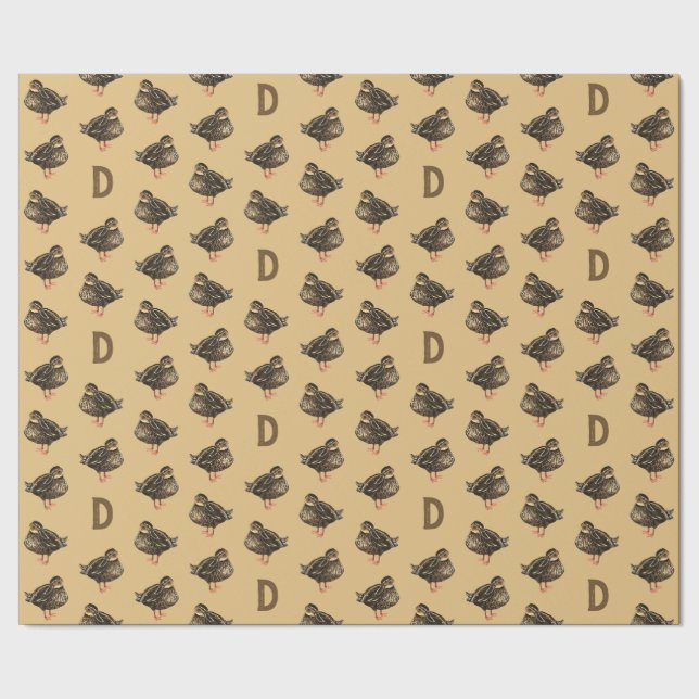 Papel de envolvimiento de pato (Costura)