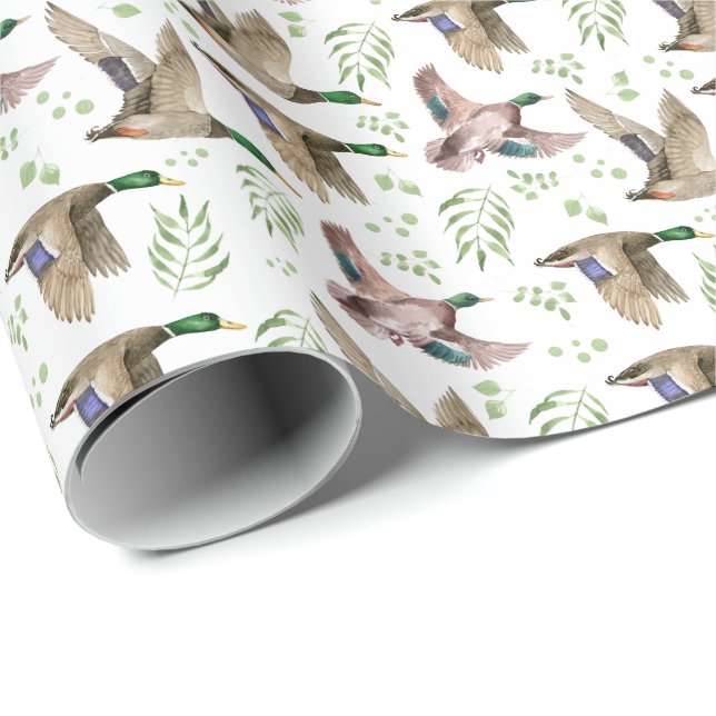 Papel de envolvimiento de pato (Esquina del rollo)