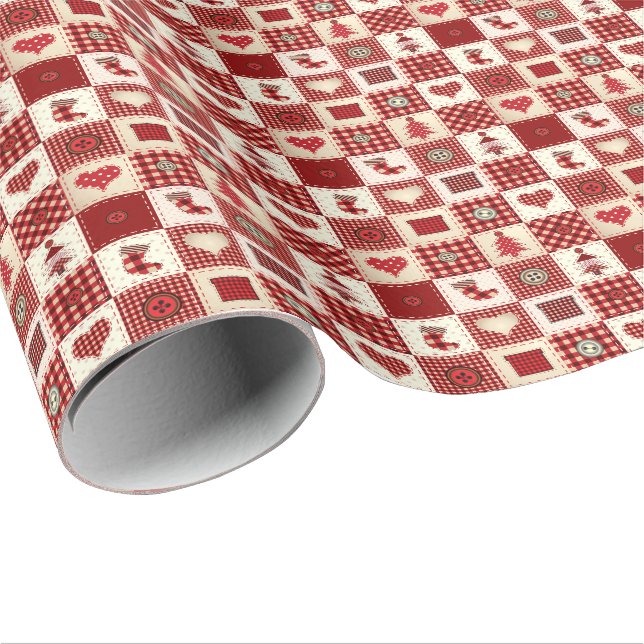 Papel de envolvimiento de patrón de calderilla de  (Esquina del rollo)