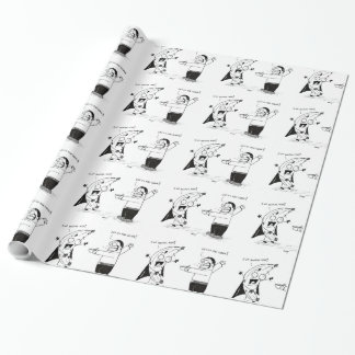 Papel de envolvimiento de Personalizado gracioso p