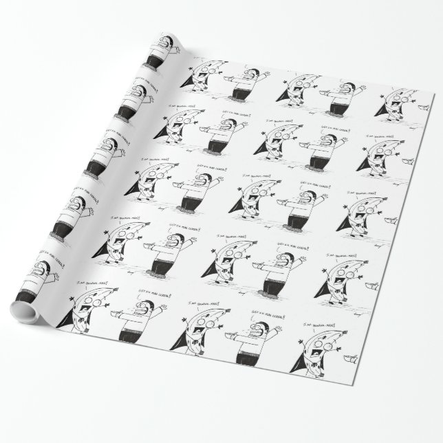 Papel de envolvimiento de Personalizado gracioso p (Desenrollado)