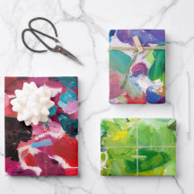 Papel de envolvimiento de pintura tres
