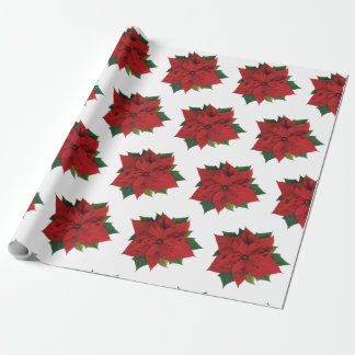 Papel de envolvimiento de Poinsettia