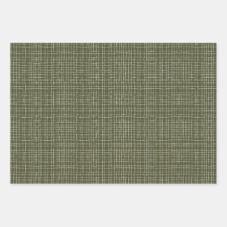 Papel de envolvimiento de Poinsettia conjunto de 3