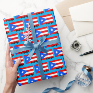 Papel de envolvimiento de Puerto Rico, patriota de