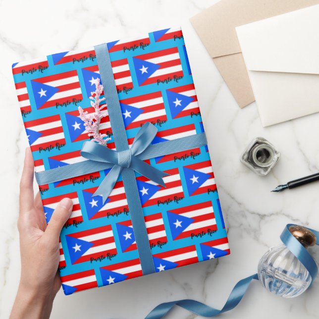 Papel de envolvimiento de Puerto Rico, patriota de (Regalar)