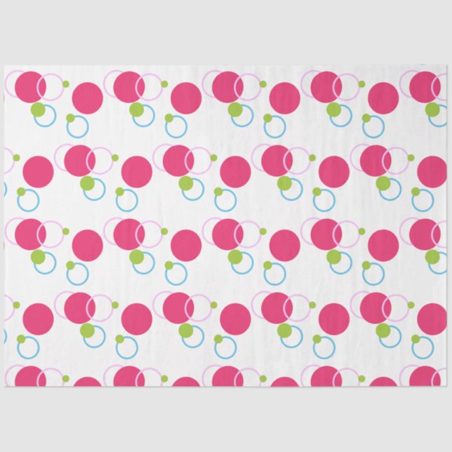 Papel de envolvimiento de puntos de polka (Anverso)