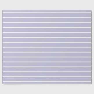 Papel de envolvimiento de rayas blancas de lavanda