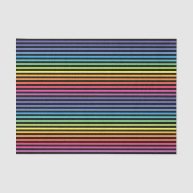 Papel de envolvimiento de rayas horizontales del a (Anverso)
