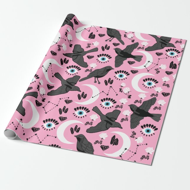  Papel de envolvimiento de rayas negras (Desenrollado)