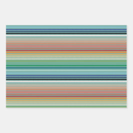 Papel de envolvimiento de rayas vibrantes