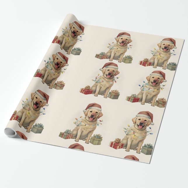 Papel de envolvimiento de recuperación de Labrador (Desenrollado)