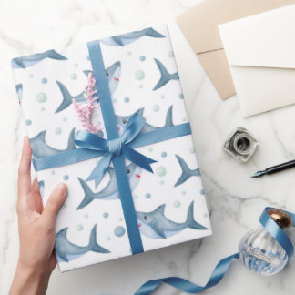 Papel de envolvimiento de regalo blanco para tibur