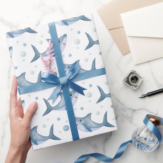 Papel de envolvimiento de regalo blanco para tibur (Regalar)