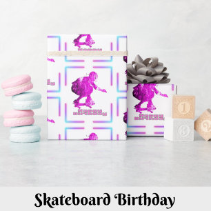 Papel de envolvimiento de regalo de cumpleaños par