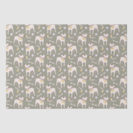 Papel de envolvimiento de regalo de perro divertid