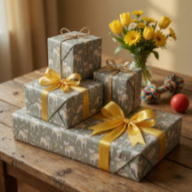 Papel de envolvimiento de regalo de perro divertid