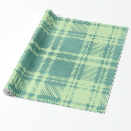 Papel de envolvimiento de regalo de plástico verde