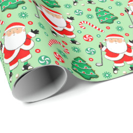 Papel de envolvimiento de regalo de vacaciones de 